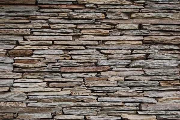 Beige Quartzite Drypack Cladding — split-face quartzite, installed on a wall
