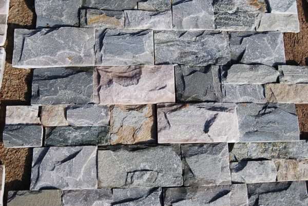 Galia Interlocking Panel Quartzite Cladding — split-face quartzite, showing the stone surface and colour