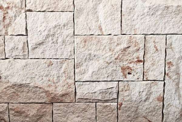 Lesotho Sandstone Drypack Cladding — natural sandstone, installed on a wall
