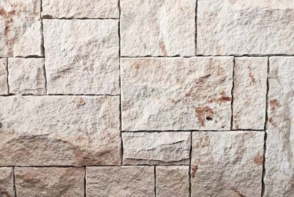 Lesotho Sandstone Drypack Cladding — natural sandstone, installed on a wall