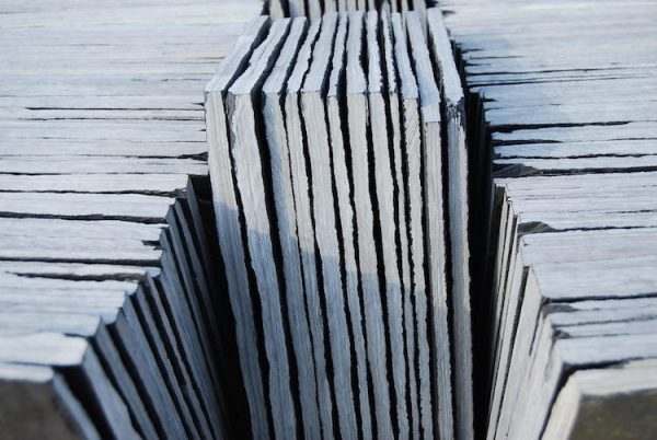 Silver Blue Slate Tiles — natural slate, showing the stone surface and colour