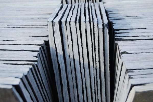 Silver Blue Slate Tiles — natural slate, showing the stone surface and colour