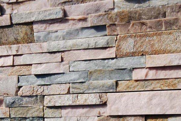 Verona Solera Quartzite Panel Cladding — split-face quartzite, installed on a wall