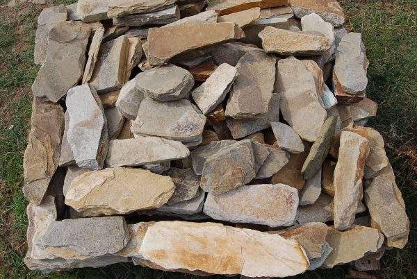 Ivory quartzite cladding crate seen from above