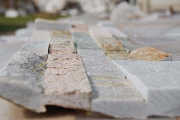 Verona Solera Quartzite Panel Cladding — split-face quartzite, detail view of the stone